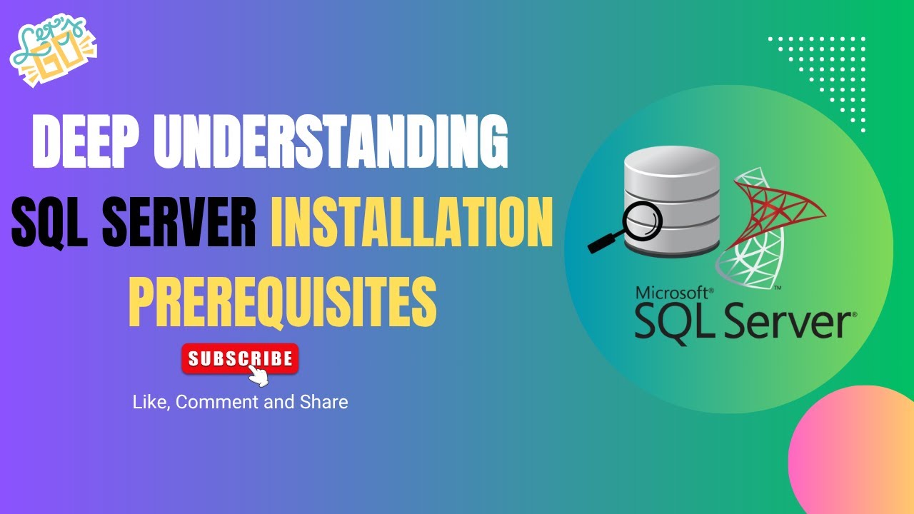 SQL Server 2022 Installation Prerequisites || #sqlserver # ...
