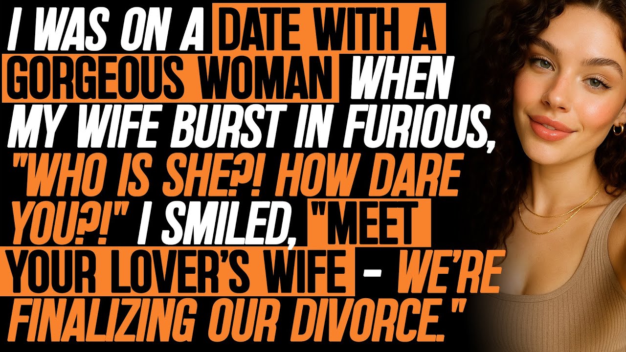 She Burst In Furious At The Café. Seconds Later, Panic Took Over When She Recognized Her.