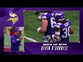 Kevin O'Connell Mic'd Up: Max Brosmer's Throw to Zavier Scott During Vikings vs. Patriots Game