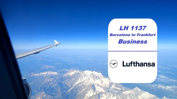 Flying BUSINESS CLASS on Lufthansa From Barcelona to Frankfurt Airbus A321-231