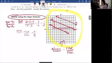 6.2 - Slopes of Parallel and Perpendicular Lines