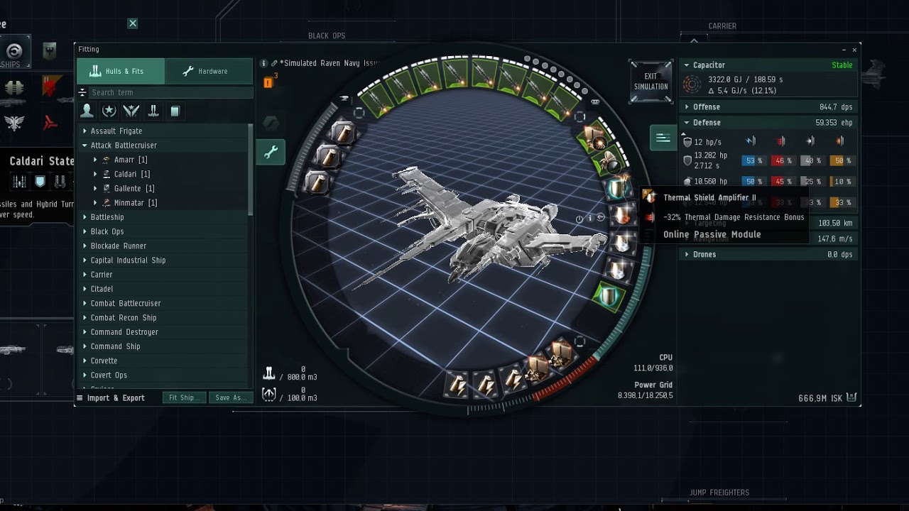 Raven Navy Issue PVE Fit YouTube