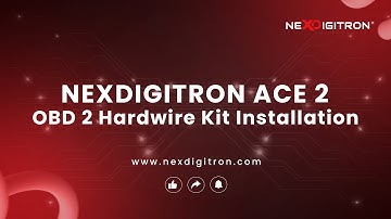 NEXDIGITRON ACE 2 - OBD2 Hardwire Kit Installation Tutorial #ace2 #nexdigitron