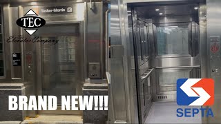 Brand New Tec Hydraulic Elevators At Tasker-Morris Septa Metro Station In Philadelphia, Pa