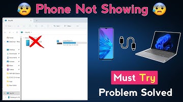 Solved | Mobile not Connecting to PC via USB | Phone not Connecting to Computer