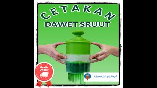 Cetakan cendol dawet sruut bonus tepung cendol