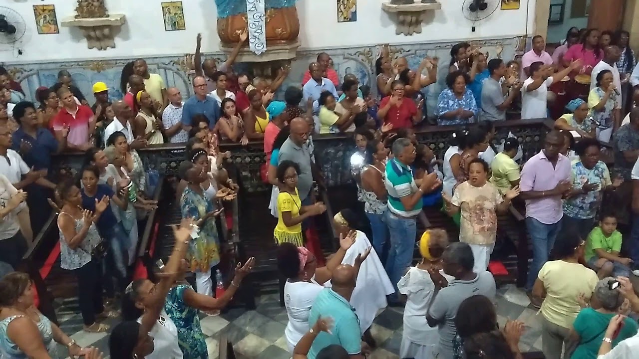 Rosário dos Pretos Salvador - Santo das Três Raças Encerrando os festejos da Padroeira