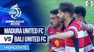 Madura United FC VS Bali United FC - Highlights | BRI Super League 2025/26