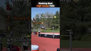 Ranking Best High Jump Fails 🤣 #fuuny #highjump