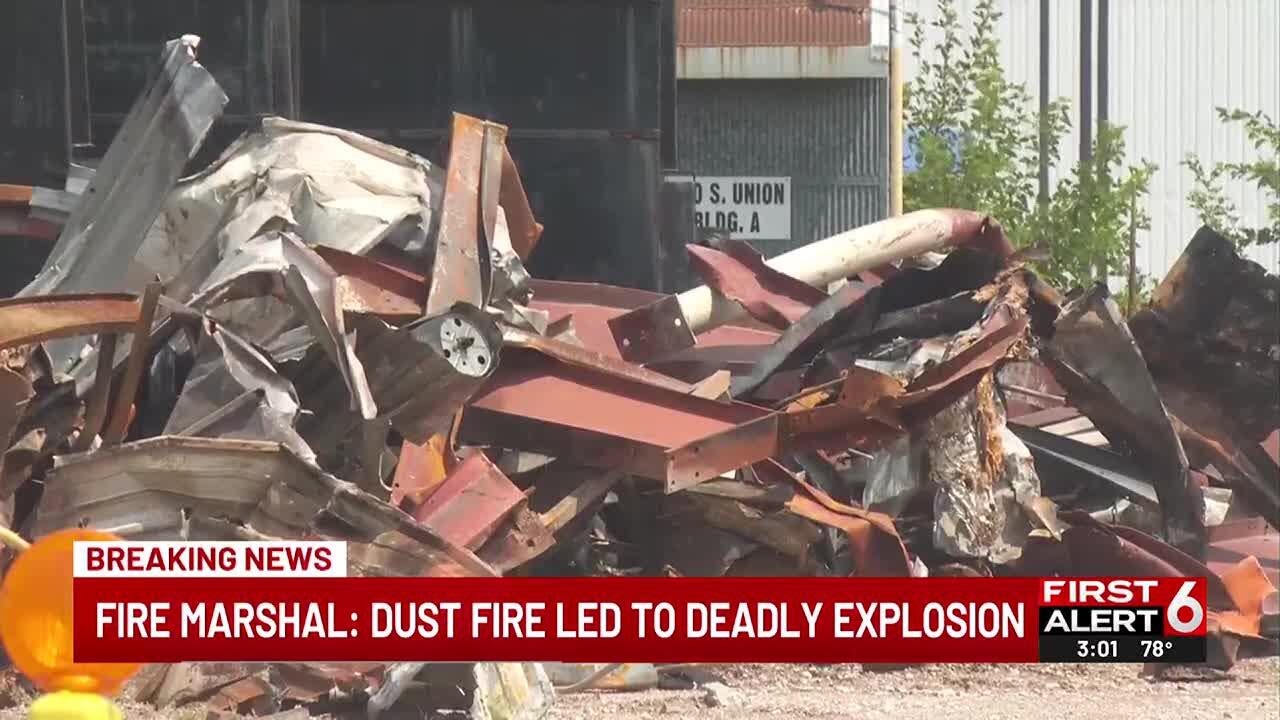 Fire marshal: Dust fire led to deadly explosion
