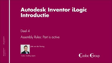 How to iLogic, #4 assembly rules: part is active