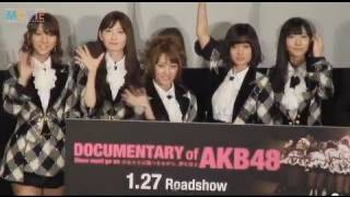 「アイドルですが1人の人間、その葛藤を見て！」AKB48が舞台挨拶