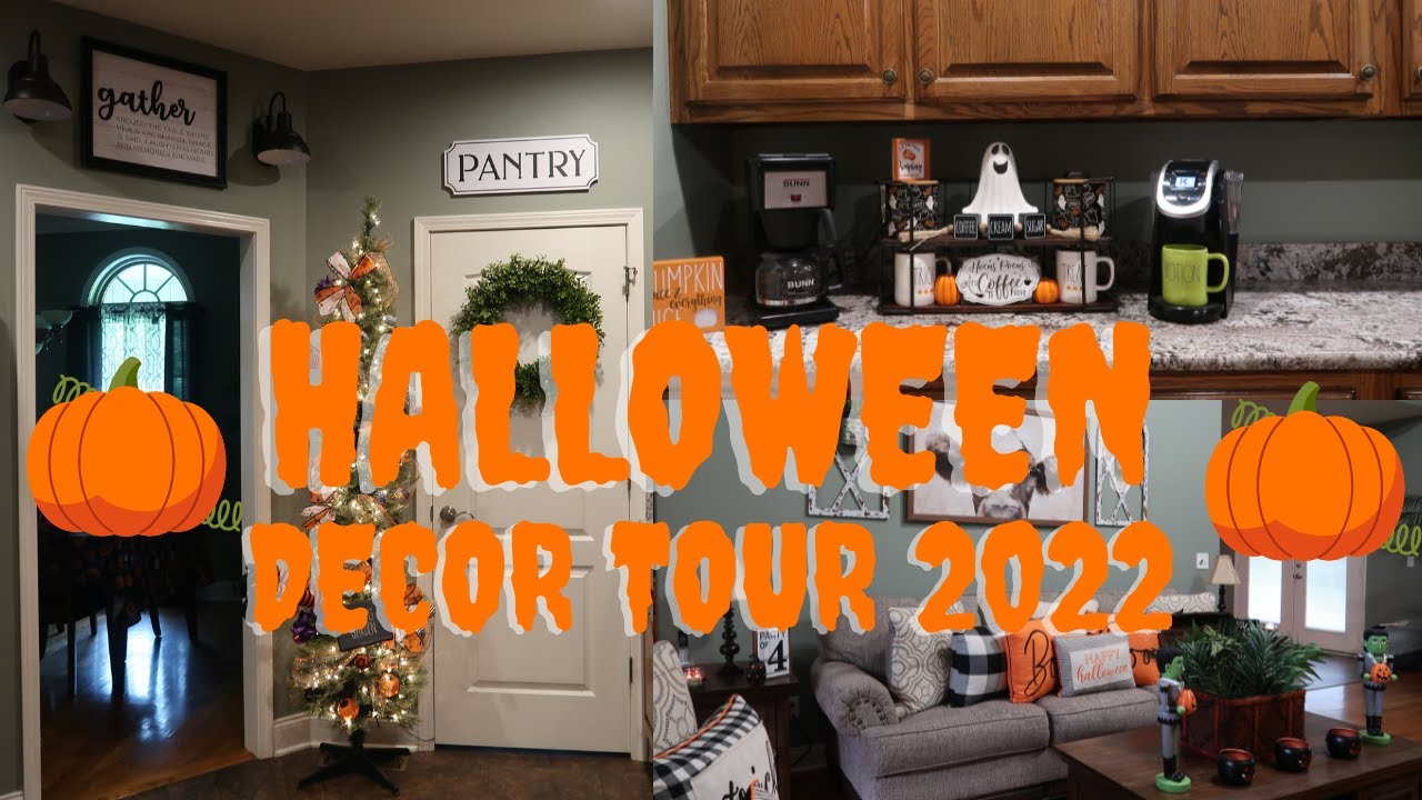 Halloween House Tour 2022 Halloween Decor Tour YouTube
