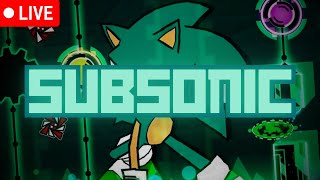 🔴Subsonic 71-100%, 6% - Stream 2 (My 4th Extreme Demon)