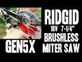 RIDGID Gen5X 18-Volt 7-1/4 RIDGID Gen5X 18-Volt 7-1/4