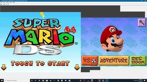 Super Mario 64 DS Analog Control Setup