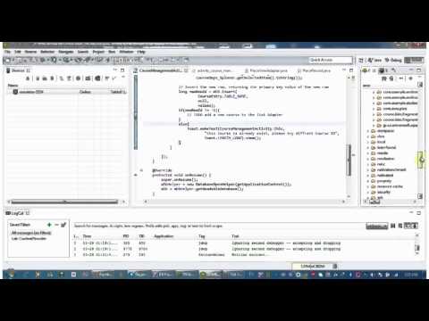 instructor app- sqlite manager