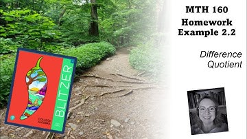 Difference Quotient Examples