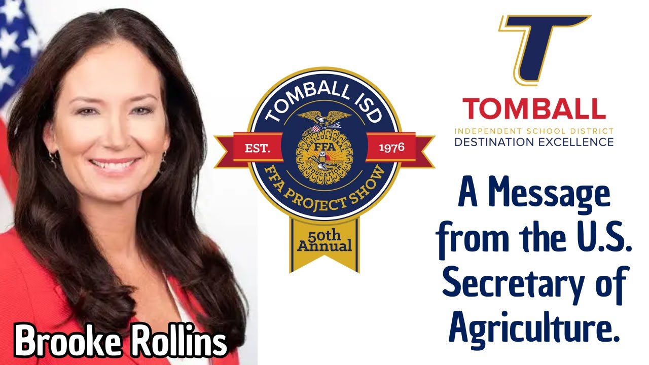 Tomball ISD 50th Annual FFA Project Show Message