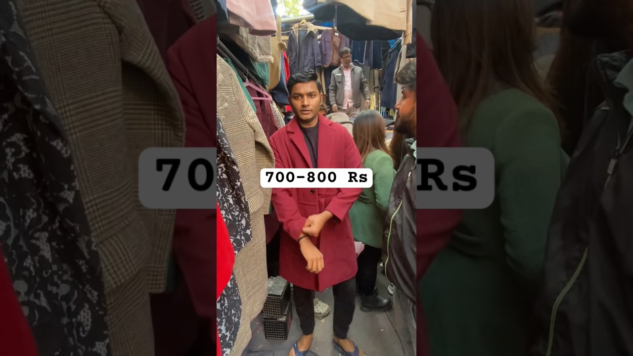 Overcoats from Janpath Market | Best Market for cheap overcoats. 