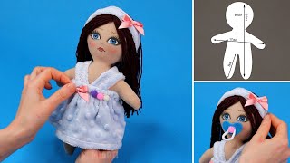 DIY a fabric doll easily and simply - everyone can handle it! by Miarti - Creative ideas 50,280 views 1 year ago 4 minutes, 6 seconds