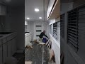 MCI mc9 tiny house bus conversion ceramic tile