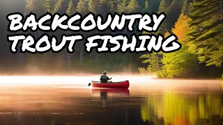 4 Day Backcountry Algonquin Park Fishing Trip - Spring Brook Trout