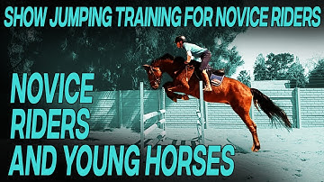 Show jumping training for novice riders - Introduction to gymnastics