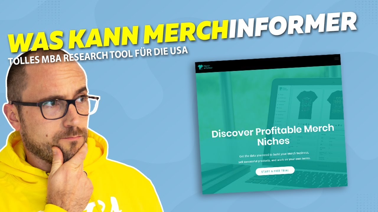 Merch Informer Deutsch  - Das Amazon Merch Tool oder Rohrkrepierer?