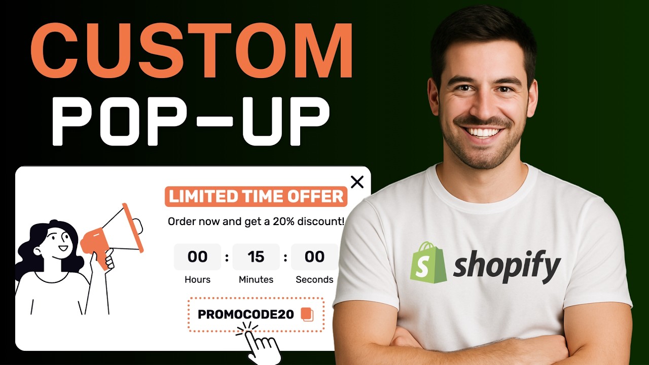 How to Add Custom Pop Up in Shopify [STEP BY STEP] - YouTube