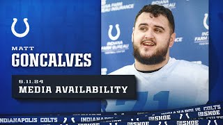 May 11, 2024 | Matt Goncalves Media Availability by Indianapolis Colts 3,261 views 2 days ago 3 minutes, 35 seconds