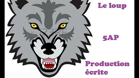 أسهل طريقة لكتابة تعبير كتابي بالفرنسية حول الحيوانات الذئب Le Loup 