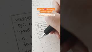 My Favorite Dictionary 💕 for Scripture Mapping!