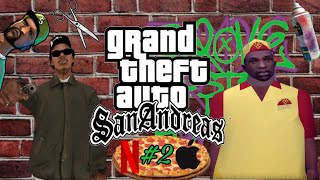 Ryder & Tagging up Turfs! | Grand Theft Auto San Andreas Netflix IOS #2