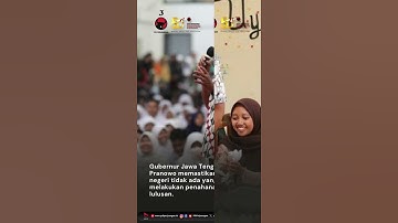 Ganjar Pranowo Memastikan Penahanan Ijazah Lulusan Sekolah Negeri Tidak Akan Ada Toleransi.