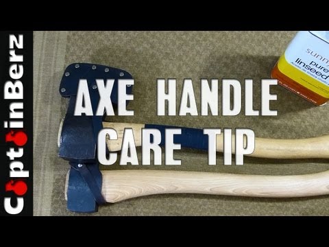 Axe Handle Care Tip (Linseed Oil)