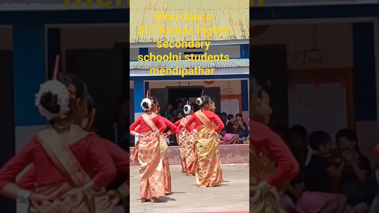 St.Thomas higher secondary schoolni students bihu dance 💃 mendipathar