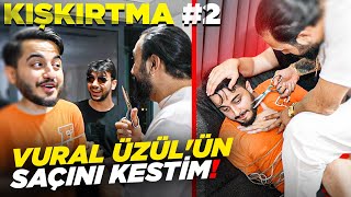 VURAL ÜZÜL'ÜN BİLGİSAYARINDAKİ HERŞEYİ SİLDİK!! SAÇLARINI KESTİM  KIŞKIRTMA PART 2!!