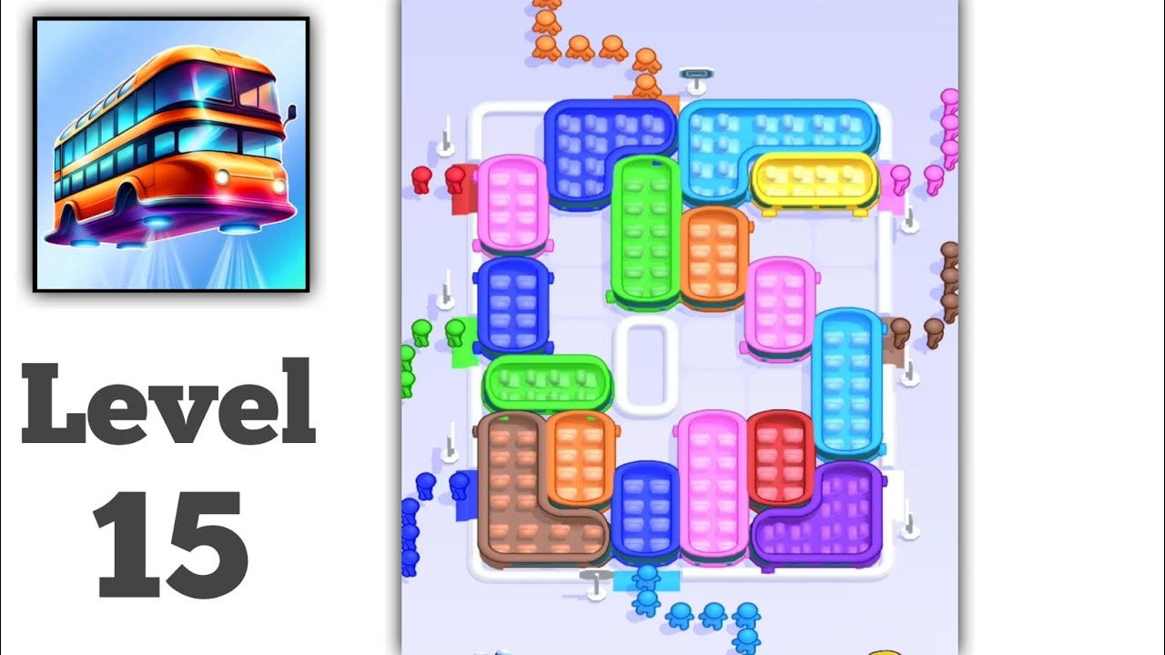Sky Rush Traffic Puzzle level 15 ✅