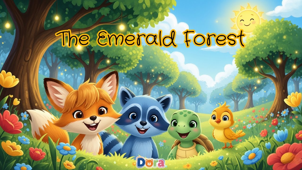 🍃The Emerald Forest 🌳 | Illustrated fairy tale about respecting nature for children aged 3-7