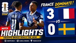 France vs Sweden 3-0 | Full Match Highlights & Goals | FIFA World Cup 2026