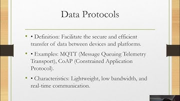 IoT Communication Technologies Protocols