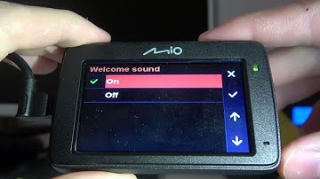 How To Enable & Disable Welcome Sounds On Mio MiVue 731
