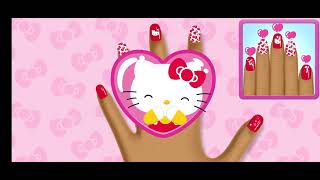 Let's play nail salon.  Welcome to the Hello Kitty salon! screenshot 2