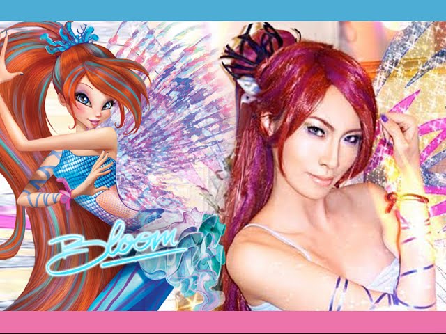 Winx Club Bloom Sirenix Cosplay Makeup Fairy Of The Dragonflame Valory Pierce Youtube