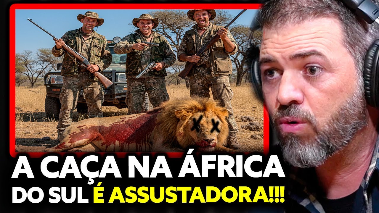 COMO É CAÇAR ANIMAIS BIZARROS NA ÁFRICA DO SUL | Cauê Santos Podcast