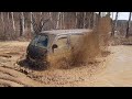 Танковая дорога! Микроавтобус на АТ против УАЗов на ХТ! UAZ Patriot, UAZ 469, Toyota Hiace. OffRoad