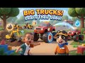 WOW Big Trucks 🤩 Excavator, Monster Truck, Crane &amp; More 🚒🚜🚛