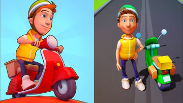 Paper Boy Race Satisfying gameplay android, IOS