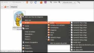 Scrips Nautilus Ubuntu